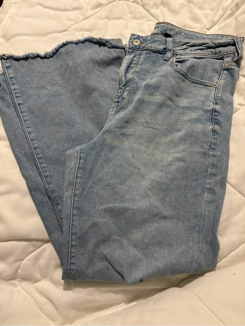 American Eagle Outfitters Light Blue Flare Jeans